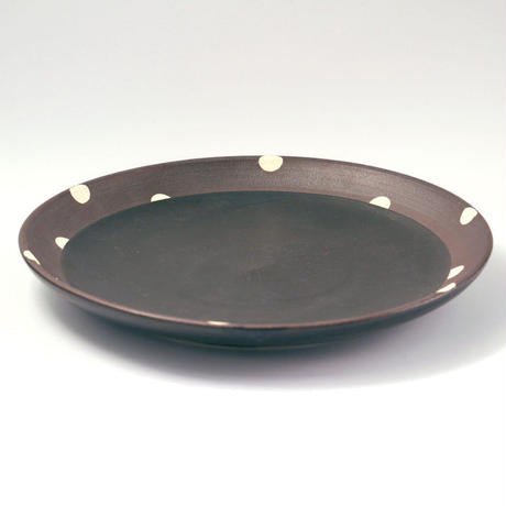 Mino Ware Round Plate 8.7in (Black) - Koshiroproduct_type#